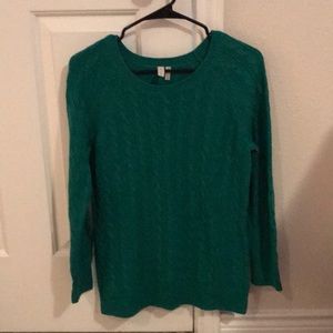 Green sweater